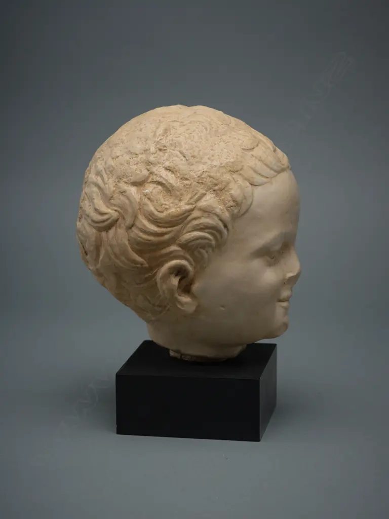 Grecian bust – head of a temple boy, Image 1++